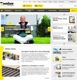 Weber-Webseite erneuert