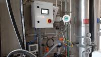 Cleaning control unit for pH measuring points