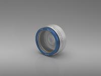New F-theta Lens for Ultrashort Pulse Electronics Production