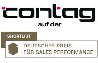 Die CONTAG AG ist auf der Shortlist! - Deutscher Preis für Sales Performance