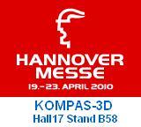 KOMPAS-3D auf der Hannover Messe in der Halle 17 Stand B58 live erleben