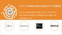 Final Call zum KOGIT Compliance Identity Forum am 25.9.2018