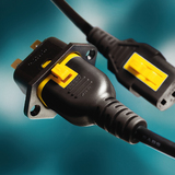 V-Lock Verriegelungssystem für IEC-Gerätestecker