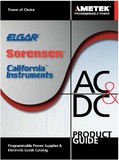Gesamtkatalog der "Ametek Programmable Power"-Produkte