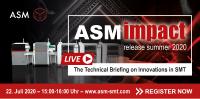 ASM präsentiert Neuheiten 2020 im Livestream