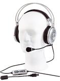 auvisio USB Headset Competence mit abnehmbarem Mikrofon