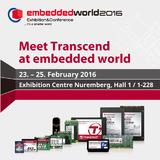 Transcends industrielle Produktvielfalt auf der Embedded World 2016