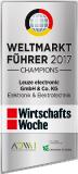 Leuze electronic ist Weltmarktführer Champion 2017