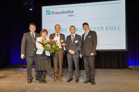 Fraunhofer ENAS honored the development of technologies for 3D integration in MEMS applications with the Fraunhofer ENAS Research Award