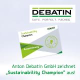 Anton Debatin GmbH zeichnet Henkel als "Sustainability Champion" aus
