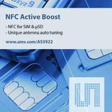 World's first stand-alone NFC microSD card certified for Visa and MasterCard mobile payments uses AS3922 from ams