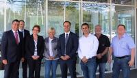 Besuch von Staatssekretärin Daniela Behrens im neuen MAN-Komponentenwerk und internationalen Teileversorger Salzgitter