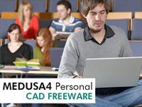 Latest free CAD release - MEDUSA4 Personal version 5.1.2