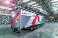 Nouvelle Kögel Lightplus Coil : une charge utile accrue pour le transport de bobines