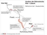 Ausbau der Bahnstrecke Kiel-Lübeck beginnt im August: Verkehrsminister und DB-Konzernbeauftragte versprechen mehr Flexibilität und Sicherheit
