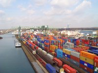 Container Terminal Dortmund nutzt Symeo-Messsystem als Nachrüstlösung