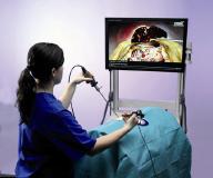 Endoscopic training in virtual reality