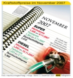 Kraftstoffpreise im November