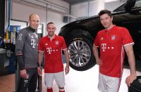 Reifenwechsel: auch Robben, Ribéry und Co rüsten um