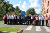 Chinesische Delegation zu Besuch bei der thyssenkrupp Hohenlimburg GmbH