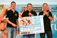 RUN FOR CHARITY überschreitet im 9. Jahr die Millionengrenze