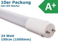 10er Sparpackung LED Röhren / Leuchtstoffröhren T8 150cm (1500mm) Retrofit unter 100 Euro bei LEDLager.de