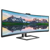 Großzügig in der Fläche, stark in der Leistung: 110 cm (43 Zoll) SuperWide-Curved-Monitor von Philips