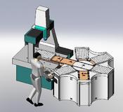 Automatische Beschickungsanlage für Messmaschinen