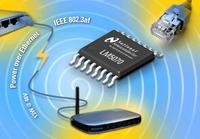 National Semiconductor stellt erste Single-Chip-Lösung gemäß dem Power-over-Ethernet-Industriestandard vor