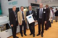 First place for the quick colour change system of the Ven Spray Perfect series at the Novelty Symposium at the LIGNA
