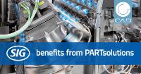 SIG benefits from the integration of the PLM system CIM DATABASE in PARTsolutions by CADENAS