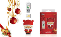 Limitierter Santa Claus USB-Stick vom Speicherspezialist A-DATA