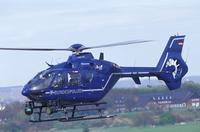 Eurocopter's EC135 proves itself yet again for civil service missions, logging 100,000 flight hours in the German Federal Police's helicopter fleet