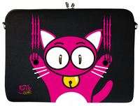 Kitty goes wild: Pinkes Kätzchen tobt sich in die Herzen von Notebook-Besitzern