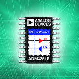 Analog Devices präsentiert industrieweit ersten komplett isolierten Einchip-RS-232-Transceiver im SMD-Gehäuse für raue Industrieumgebungen