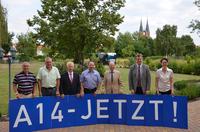 Demonstration "Lückenschluss A14 - Jetzt! - Mobilität ist Zukunft"