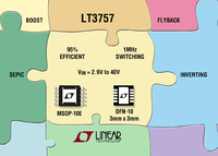 DC/DC Controller Makes Positive or Negative Regulated Voltages