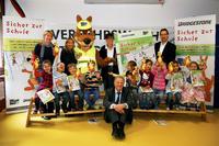 „Sicher zur Schule“: Bridgestone und die Verkehrswacht Stuttgart engagieren sich für einen sicheren Schulweg