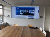 Peerless-AV Supreme-Video-Wall-Halterung im Einsatz in der Münchner ISE-Zentrale