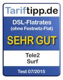 Dreifache Bestnote für Tele2
