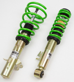 HICON GT coilover suspension and Sport F racing springs from WEITEC: more agility for VW Golf V and BMW Mini