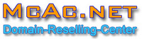 .de-Domains schon ab 2,99 EURO pro Jahr - Domainreselling bei McAc.net