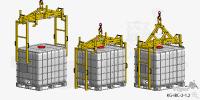 Tiger Automatik-Hebegreifer für IBC-Container - optimiertes Handling im Kranbetrieb