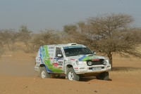 YOKOHAMA Rubber unterstützt Ukyo Katayamas Teilnahme an der Rallye Dakar 2008