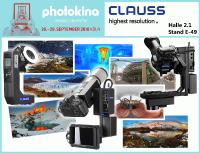 Photokina 2018 (Halle 2.1/E-49): CLAUSS präsentiert Präzisionstechnik für VR, CGI, Gigapixel- und Panoramafotografie