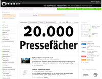 PresseBox® eröffnet 20.000stes digitales Pressefach