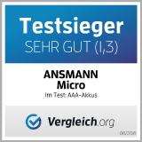 Ansmann Micro AAA-Akkus - Wieder ein Testsieg vom Weltmarktführer