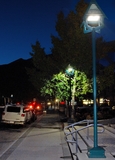 Pilot project for environmentally friendly LED street lighting in Banff, Canada
