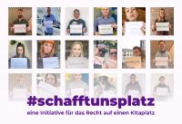 #SchafftUnsPlatz - eine Kampagne für das Recht auf einen Kitaplatz