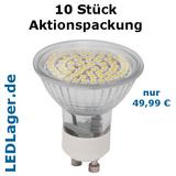 10er Sparpackung LED Leuchtmittel, LED Strahler GU10 230V Markenware von Kanlux®